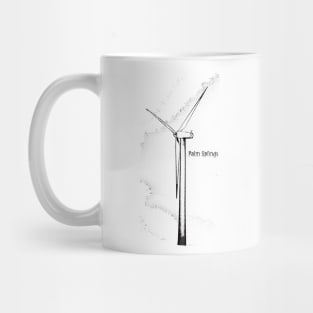 Palm Springs Windmill/wind turbine Mug